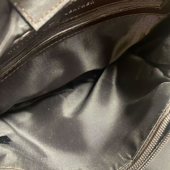 Wilson Leather Satchel Purse, Dark Brown Leather - Picture 7 of 12